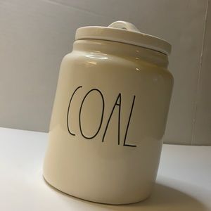 Rae Dunn Holiday Coal Canister